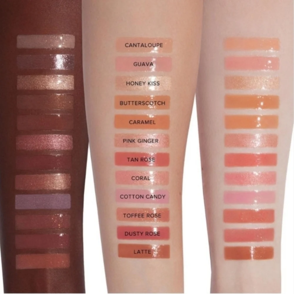 Honey Kiss Anastasia Beverly Hills Lip Gloss Metallic Gold Brand New In Box